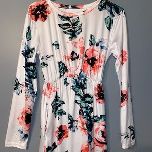 Knee Length Floral Dress